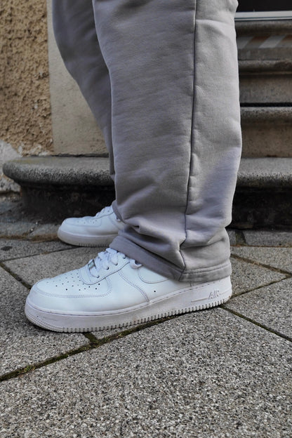 Solid Grey Open Leg Jogger