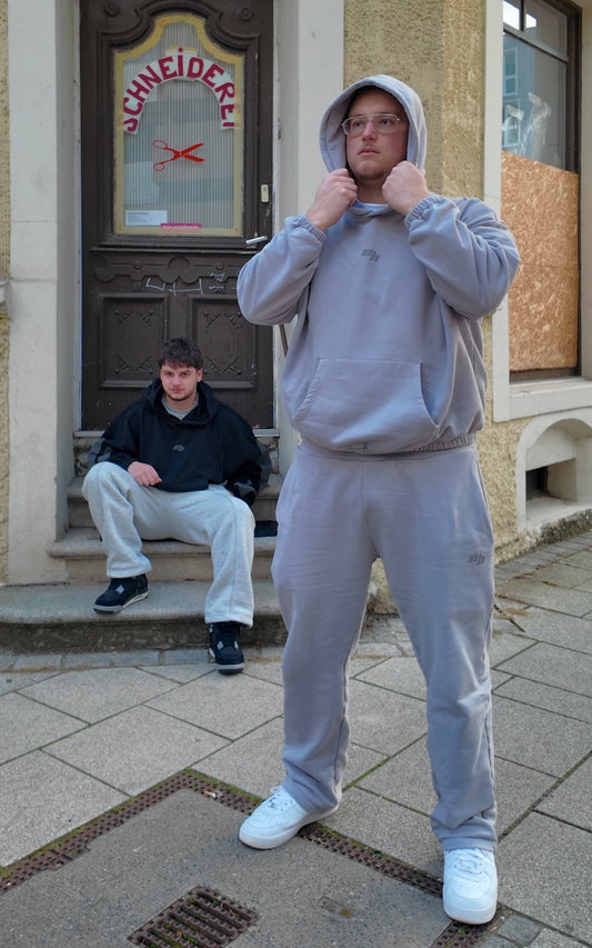 Solid Grey Hoodie