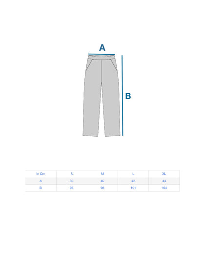 Solid Grey Open Leg Jogger